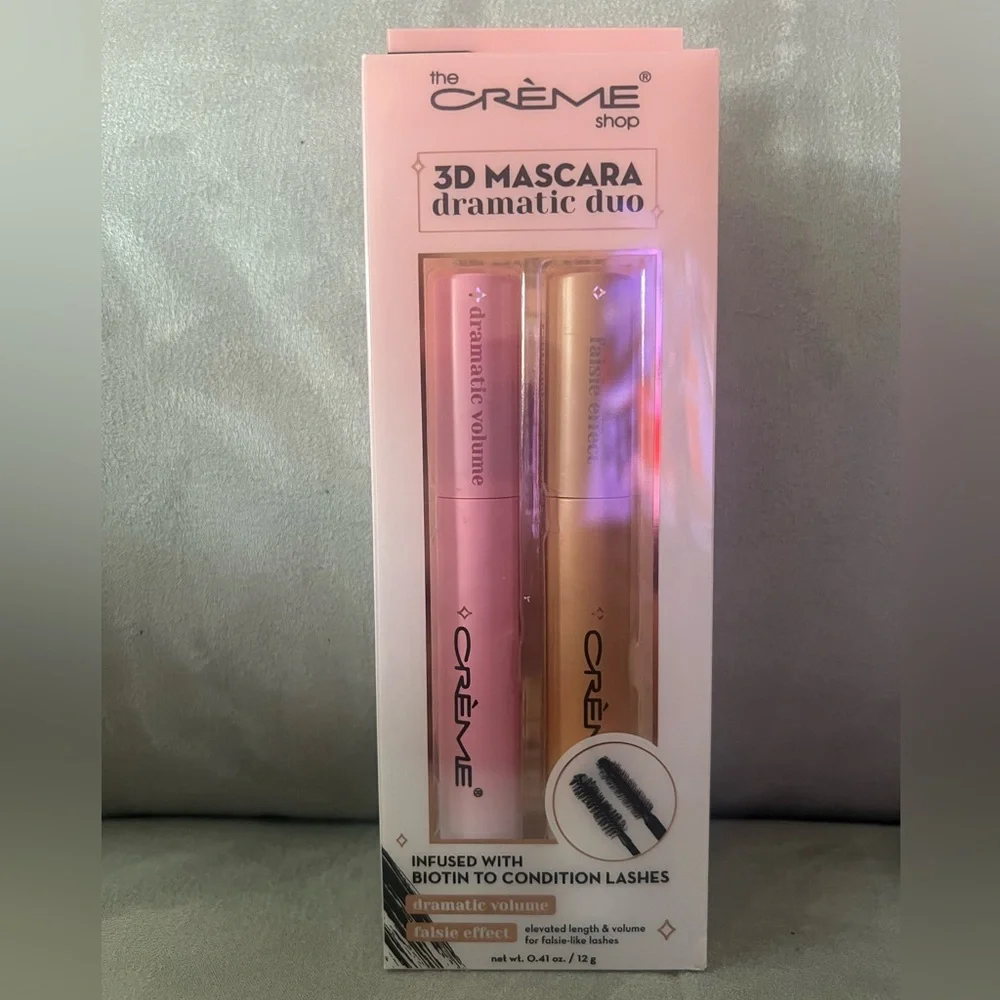 The creme shop 3D mascara dramatic duo NWT